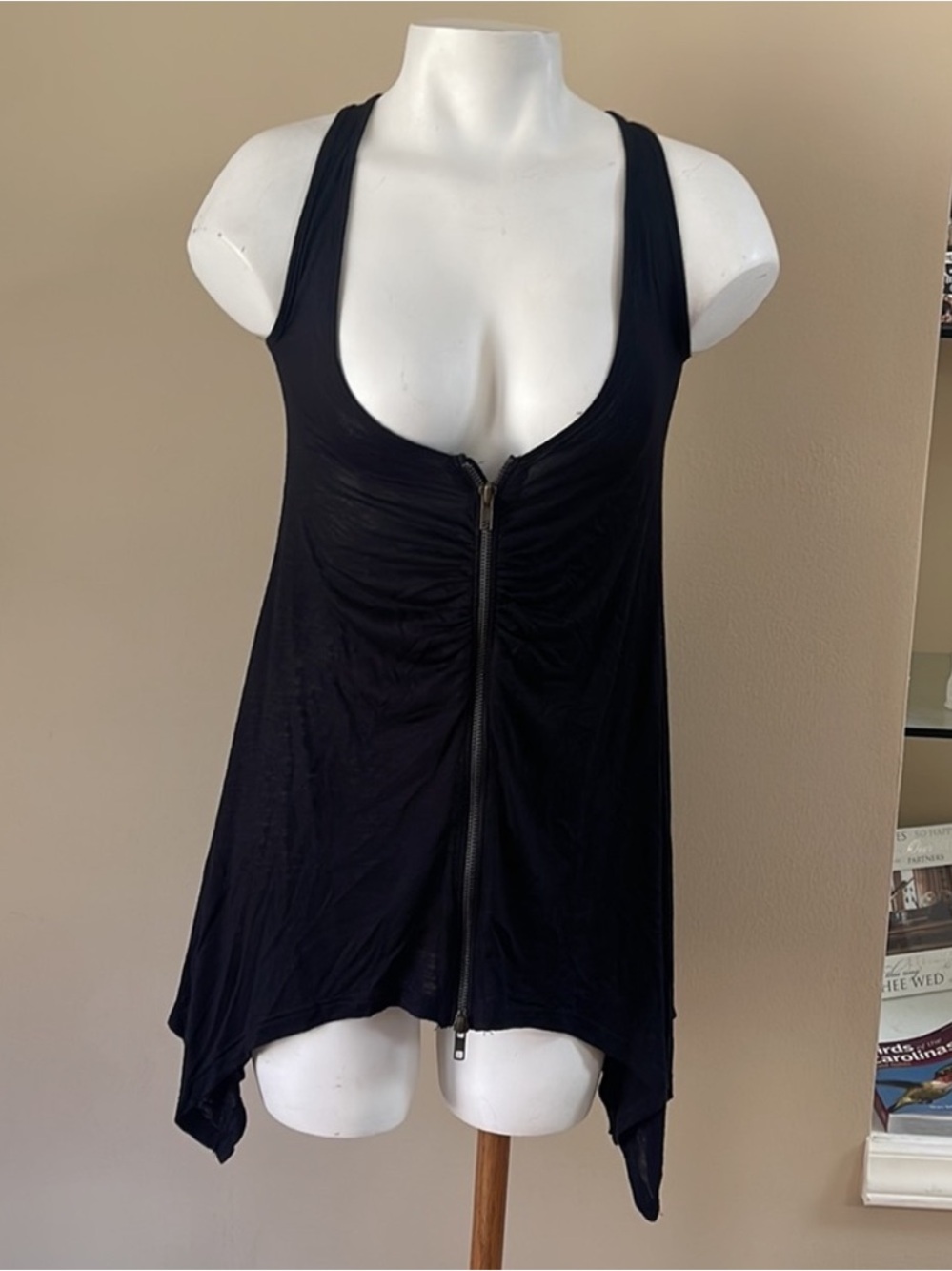 NWT ZIPPERED swim cover up
